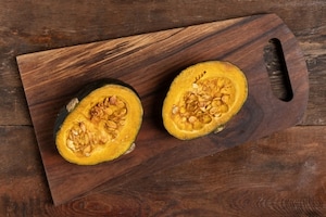 Preparazione Mezzi rigatoni con zucca e funghi - Fase 1