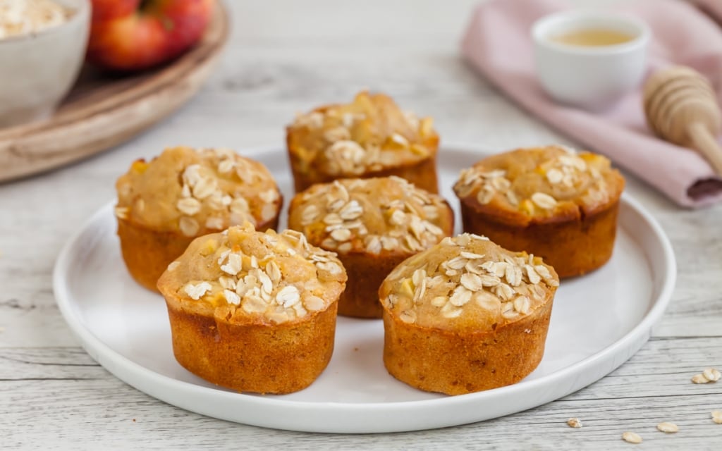 Muffin alle mele e noci