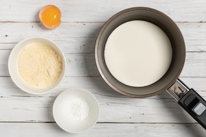 Preparazione Orata con salsa carbonara - Fase 3