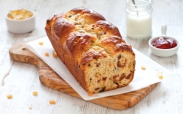 Pan brioche con frutta secca