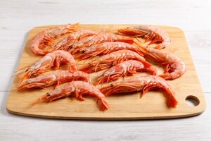 Preparazione Troccoli con gamberi e arancia - Fase 1