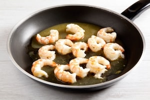 Preparazione Troccoli con gamberi e arancia - Fase 3