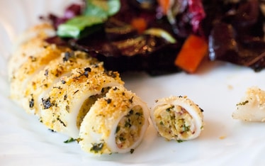 Calamaro ripieno di calamari