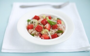 Panzanella con le fragole