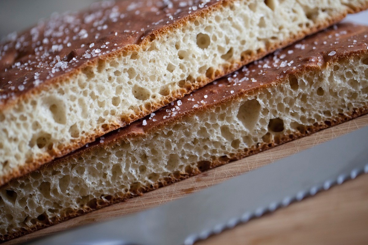 Focaccia bianca al Kamut Khorasan ricetta