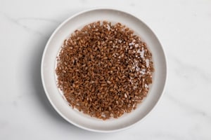 Preparazione Pancake vegani ceci e piselli - Fase 1