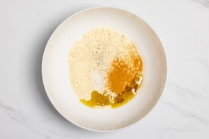 Preparazione Pancake vegani ceci e piselli - Fase 3