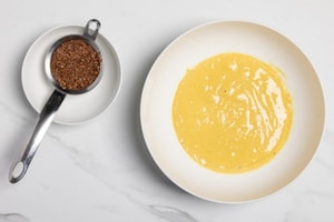 Preparazione Pancake vegani ceci e piselli - Fase 3