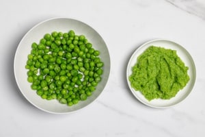 Preparazione Pancake vegani ceci e piselli - Fase 2