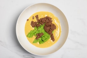 Preparazione Pancake vegani ceci e piselli - Fase 4