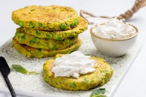 Preparazione Pancake vegani ceci e piselli - Fase 6