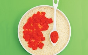 Preparazione Pizza di riso - Fase 2