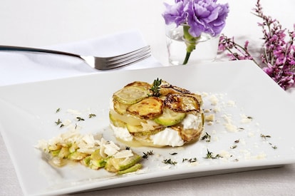 Tortino di zucchine, ricotta e patate