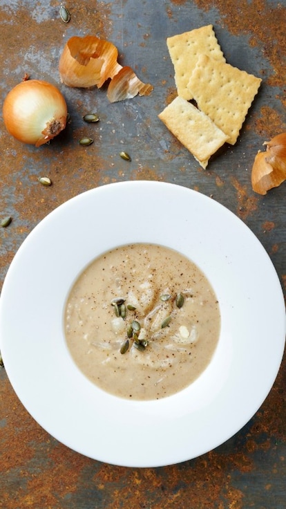 Zuppa di cipolle al whisky