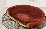 Crostata con ganache al cioccolato