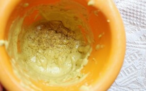 Preparazione Flan di fave alla menta - Fase 3