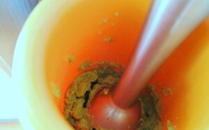 Preparazione Flan di fave alla menta - Fase 2