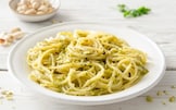Linguine al pesto di pistacchi e prezzemolo