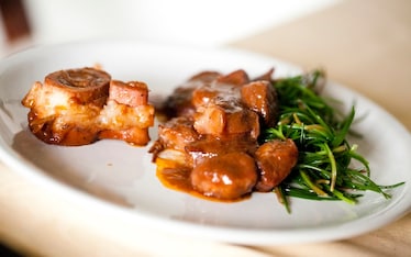 Ossibuchi con agretti