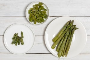 Preparazione Penne alla crema di asparagi - Fase 1