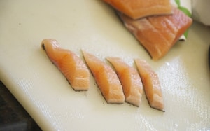 Preparazione Risotto con barbabietola e trota iridea con dressing allo yogurt - Fase 3