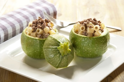 Zucchine e ditaloni al ragù