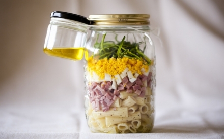 Preparazione Carbonara nel barattolo - Fase 6 Preparazione Carbonara nel barattolo - Fase 6