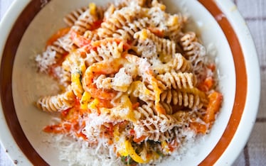 Fusilli di farro ai peperoni
