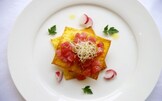 Wonton e tartare di tonno al lime