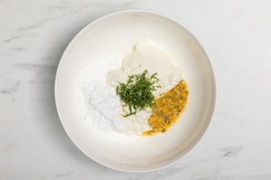 Preparazione Albicocche ripiene con crema al formaggio - Fase 5