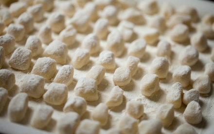Preparazione Gnocchi al ragù - Fase 7 Preparazione Gnocchi al ragù - Fase 7