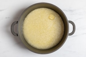 Preparazione Risotto fave e zafferano - Fase 2