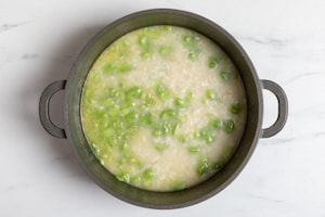 Preparazione Risotto fave e zafferano - Fase 3