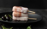 Stecchi ghiacciati yogurt e ciliegie