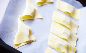 Preparazione Wonton dolci al cioccolato e cannella - Fase 2