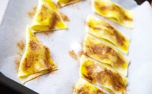 Preparazione Wonton dolci al cioccolato e cannella - Fase 3