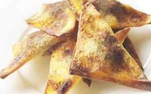 Preparazione Wonton dolci al cioccolato e cannella - Fase 3