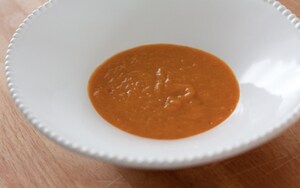 Preparazione Zuppa fredda di albicocche, robiola di Roccaverano e crumble ai pistacchi - Fase 4