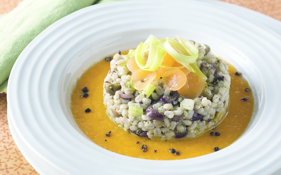 Zuppa d’orzo e melone ricetta