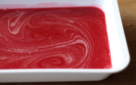 Preparazione Sorbetto di lamponi - Fase 2 Preparazione Sorbetto di lamponi - Fase 2