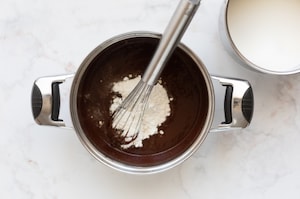 Preparazione Budino al cioccolato - Fase 1