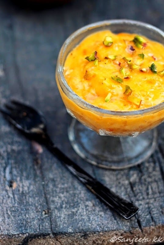 Budino di mango e sago ricetta