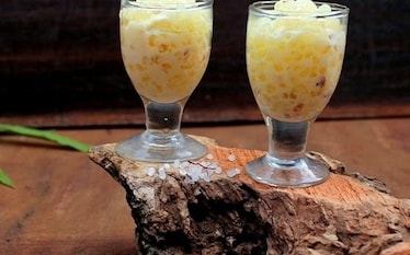 Budino di sago in latte di cocco