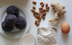 Preparazione Crostata alle mandorle con crema allo zenzero e fichi - Fase 1