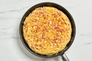 Preparazione Frittata di spaghetti - Fase 4