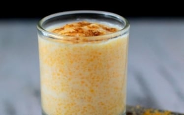 Makki ki raab, budino di farina di mais con latticello