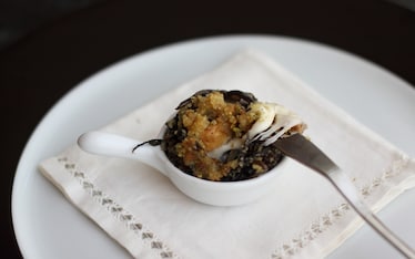 Nidi di melanzane con scamorza affumicata