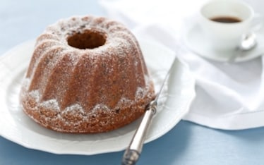 Torta al caffè e gocce di cioccolato