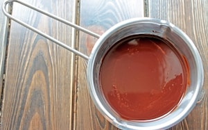 Preparazione Torta al cioccolato fondente e frutti di bosco - Fase 1