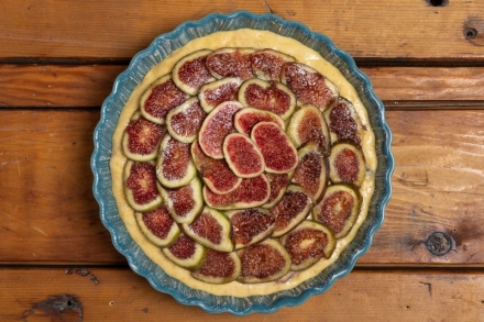 Preparazione Torta di fichi - Fase 5 Preparazione Torta di fichi - Fase 5